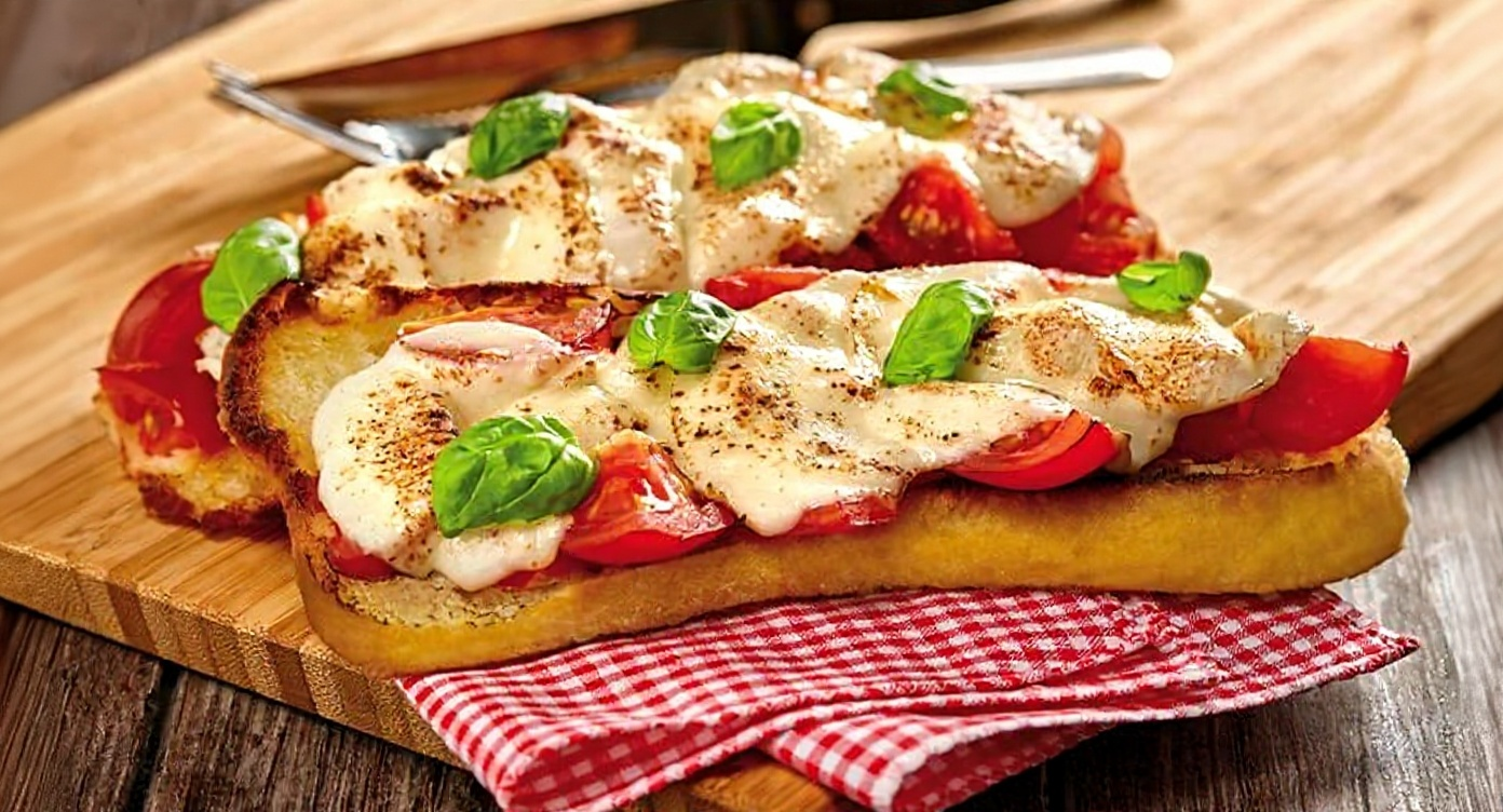 Bruschetta s olivovým olejom